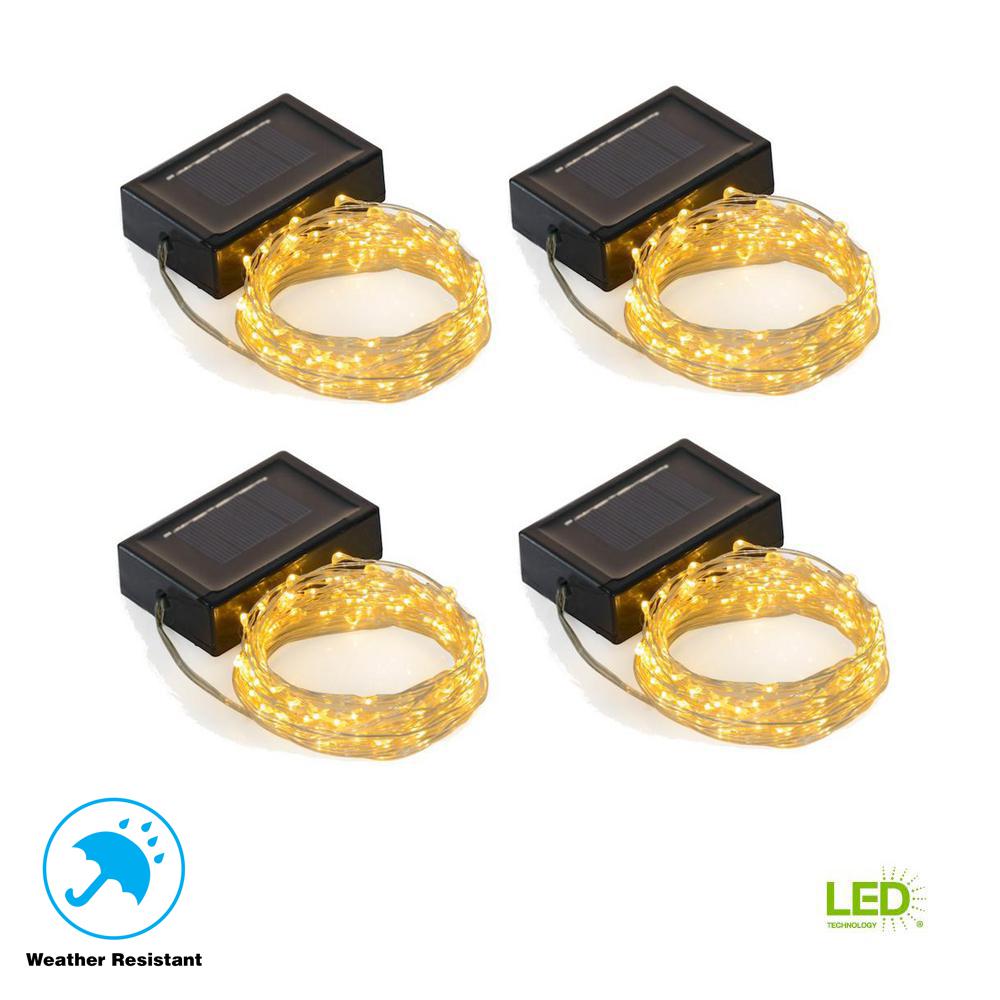 36 ft. 200LED Solar Copper String Light (4Pack)4SCO15F100MCoa