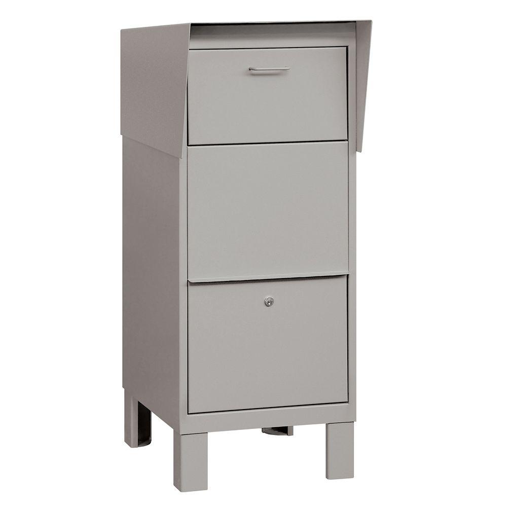 Salsbury Industries 4900 Series Courier Box in Gray4975GRY The Home