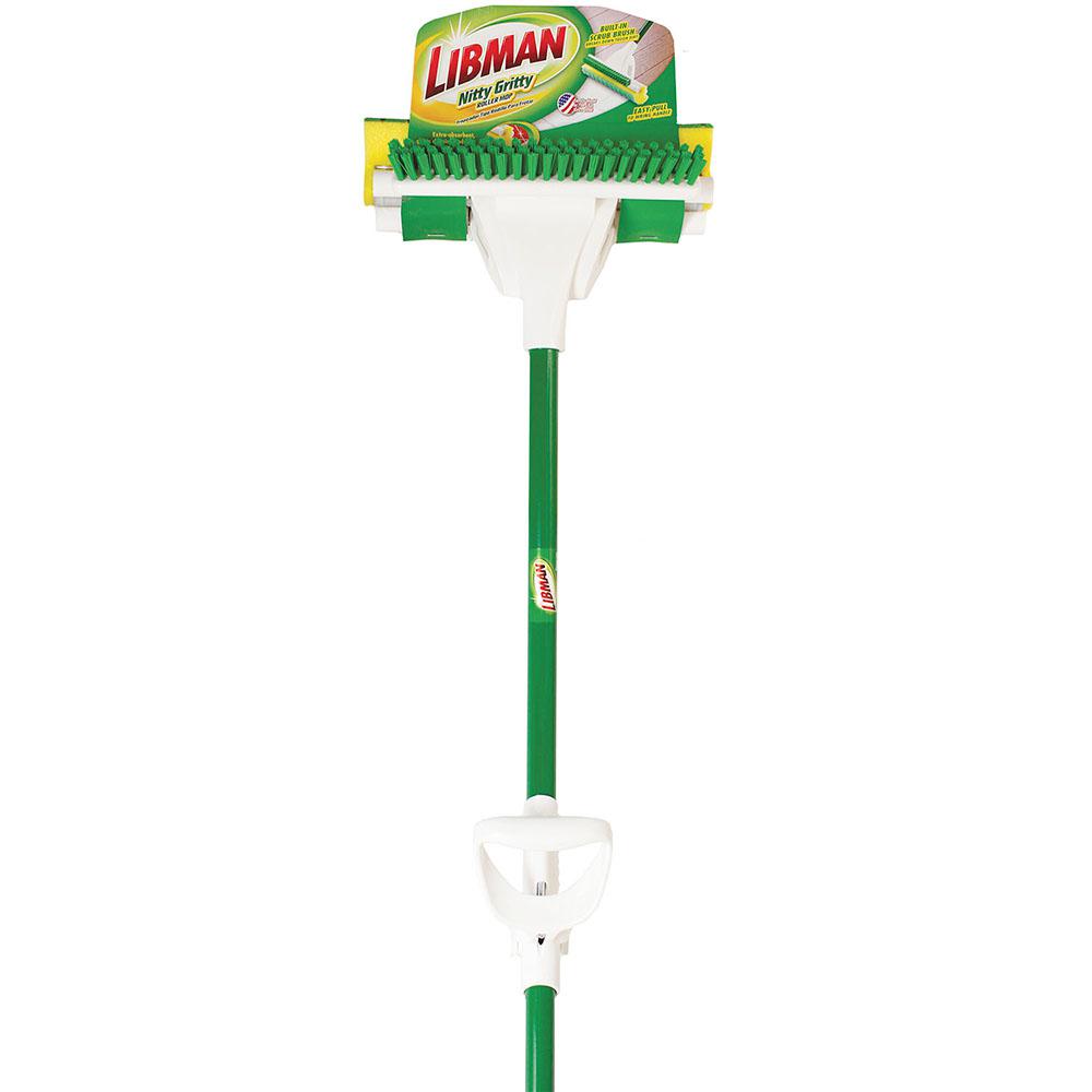 Libman Nitty Gritty Roller Mop with Scrub Brush