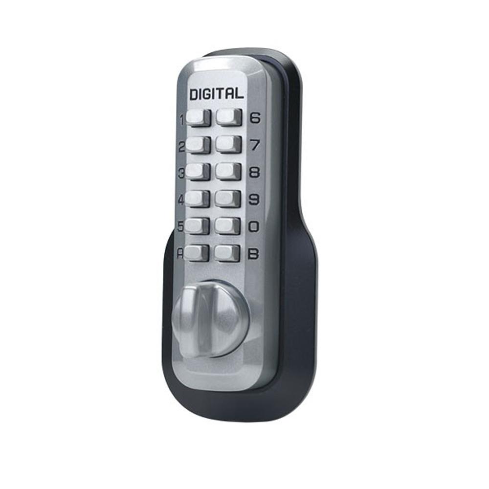 Single Cylinder Satin Chrome Digital Keypad DeadboltM210SC The Home