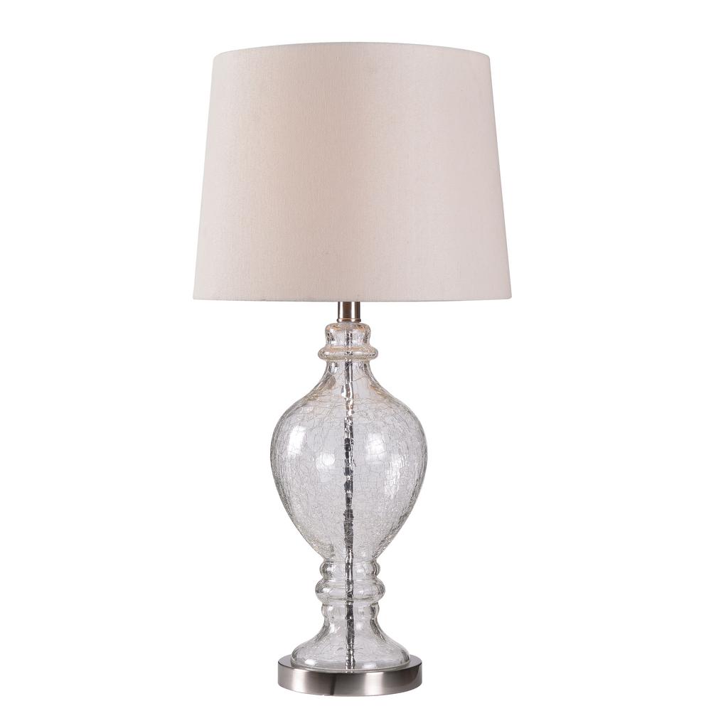 Kenroy Home Perry 28 in. Table Lamp with White Shade32912CLR The