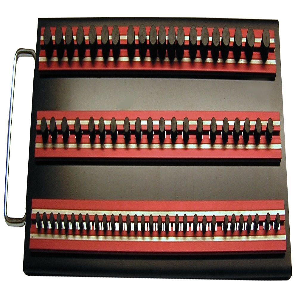 VIM Tools Magrail Socket Tray, with (3) 14 in. Red MagrailsVIMMRTRAY14R The Home Depot