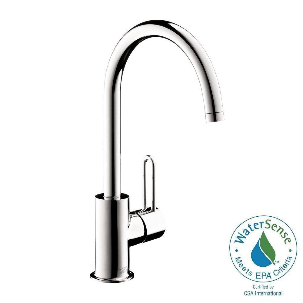 Hansgrohe Uno Single Hole 1Handle HighArc Bathroom Faucet in Chrome