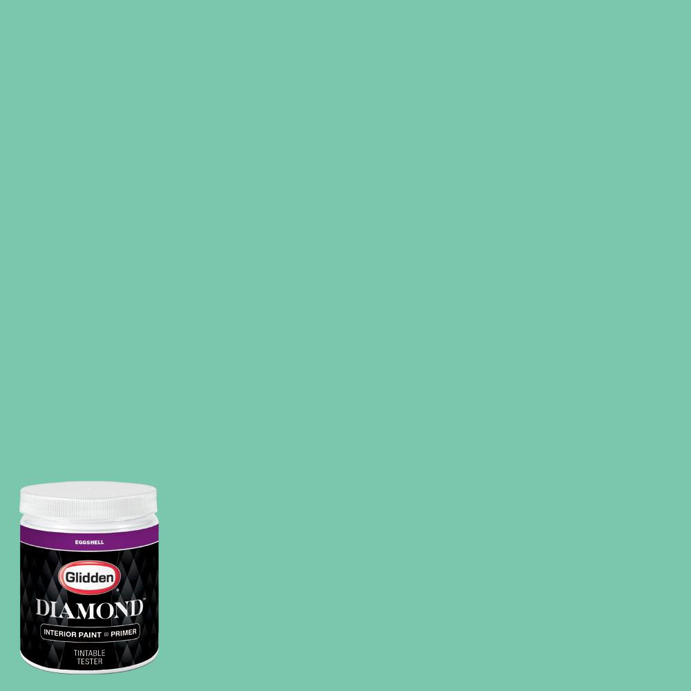 Glidden Premium 8 oz. #WNBA-069C New York Liberty Green Eggshell