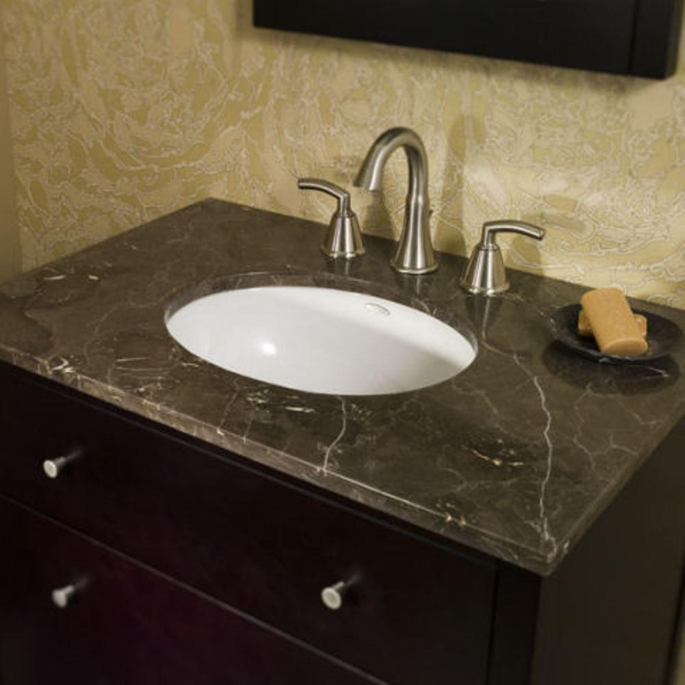 American Standard Ovalyn Undermount Bathroom Sink In White 0495 221 020 The Home Depot