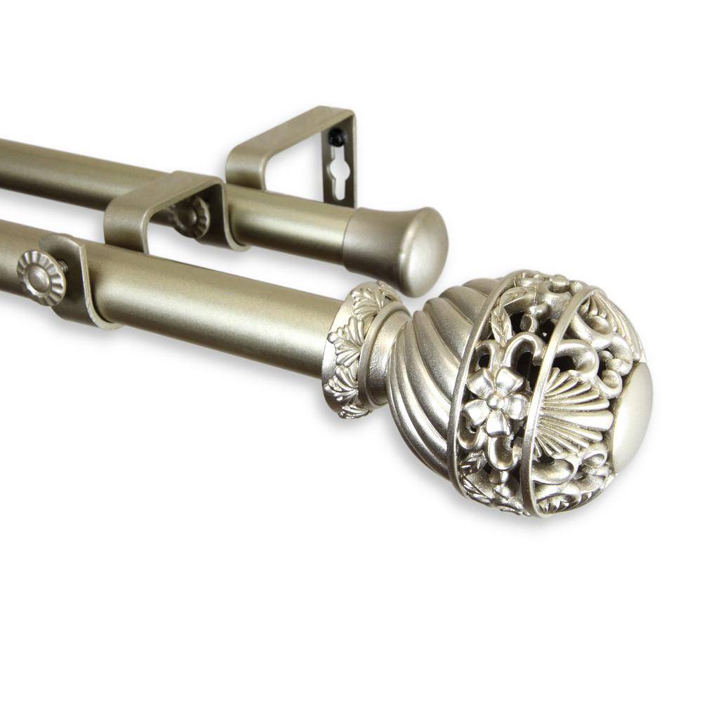 Rod Desyne Lanette 160 In 240 In Adjustable 1 In Dia Double