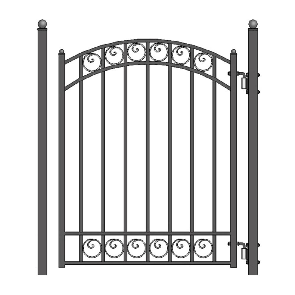 Metal Fence Gates Metal Fencing The Home Depot