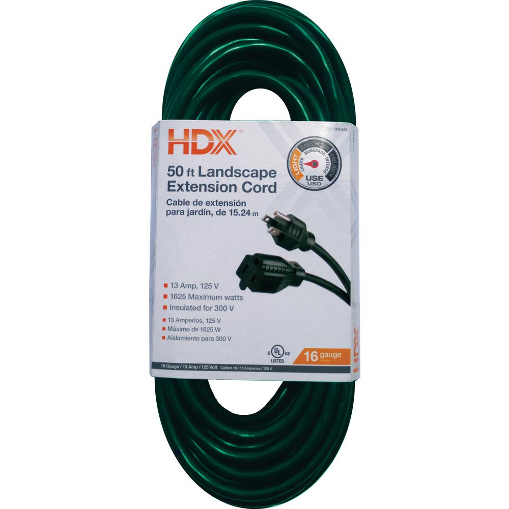 Indoor Outdoor Light Duty General Purpose Cords Extension 16 3 Indoor Outdoor Landscape Extension Cord Green