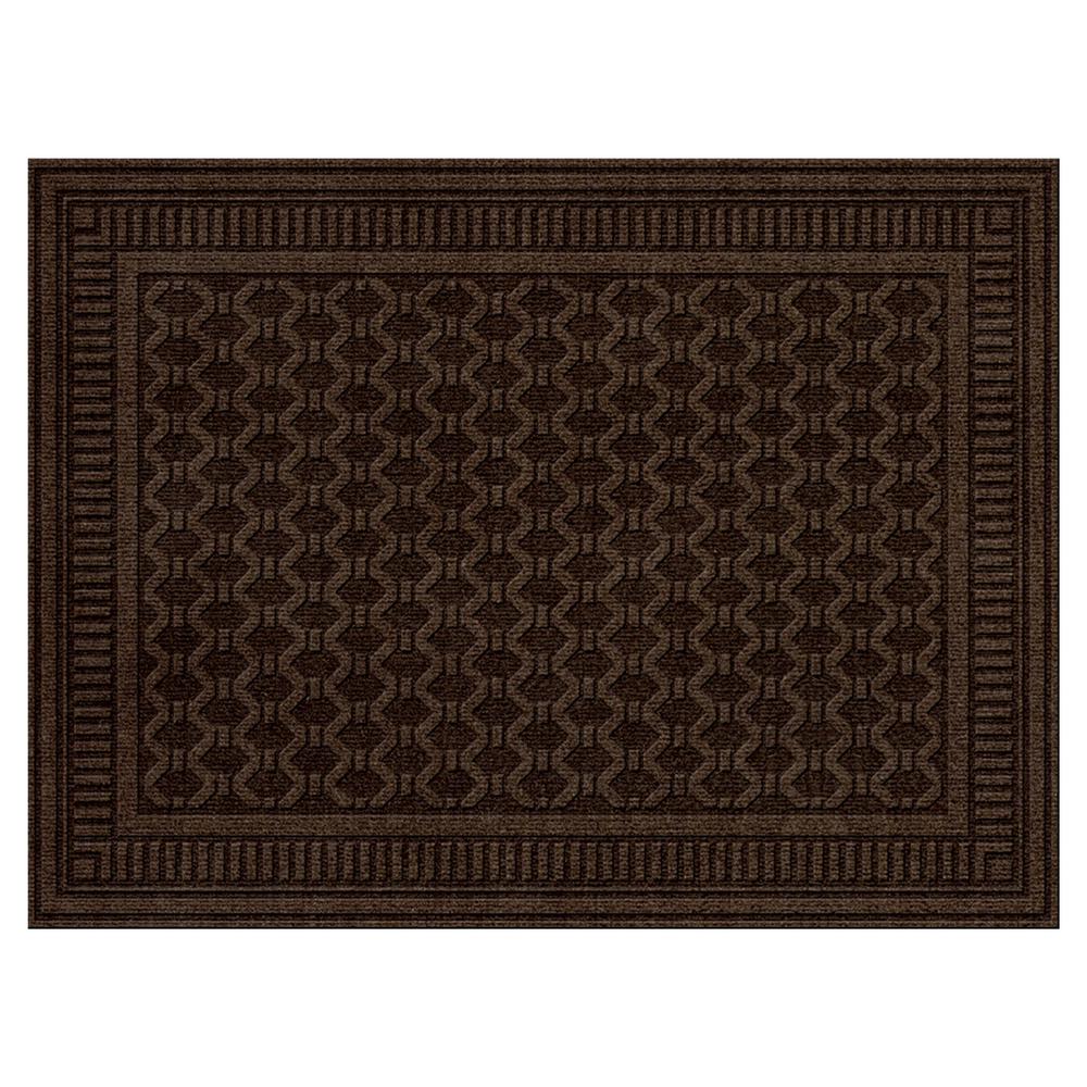 Trafficmaster Embossed Mocha 3 Ft X 4 Ft Door Mat Mt1004437