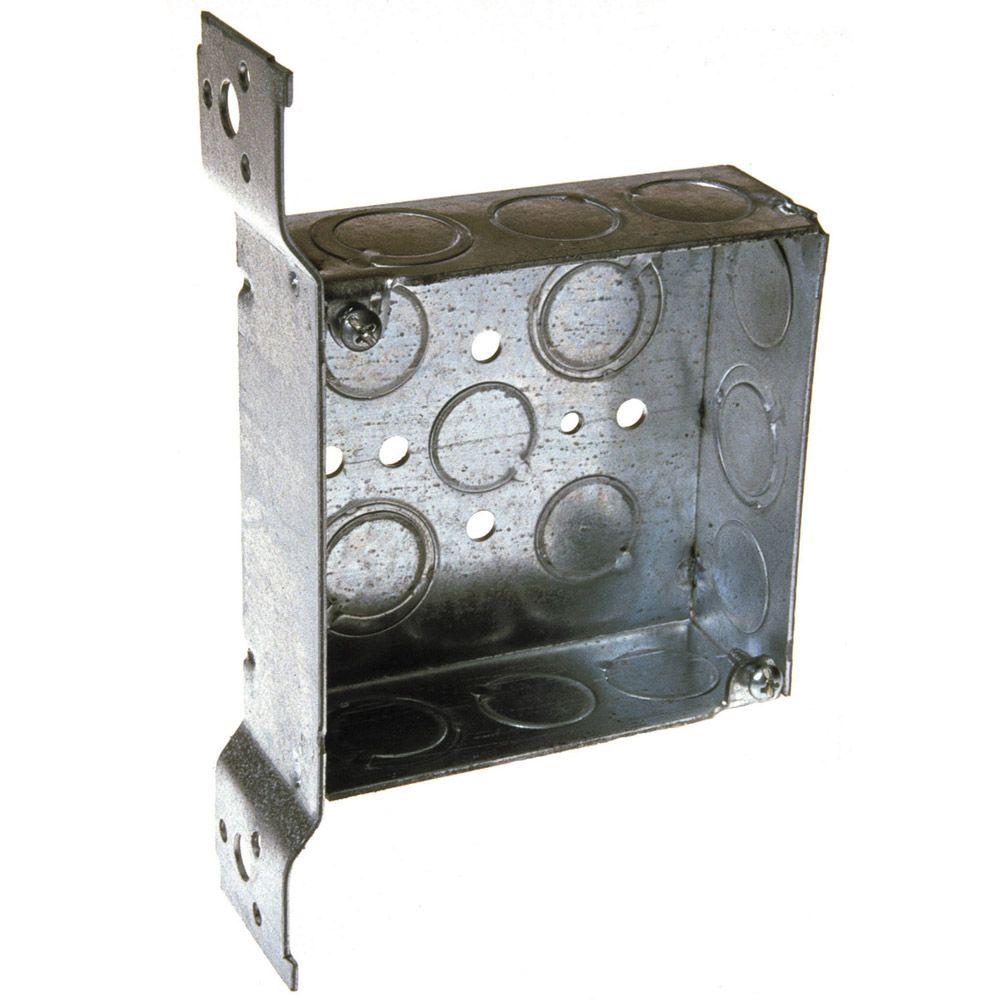 Raco 4 In Square Welded Box 1 2 Deep With And 3 Tko S Square Welded Box 1 2 Deep With