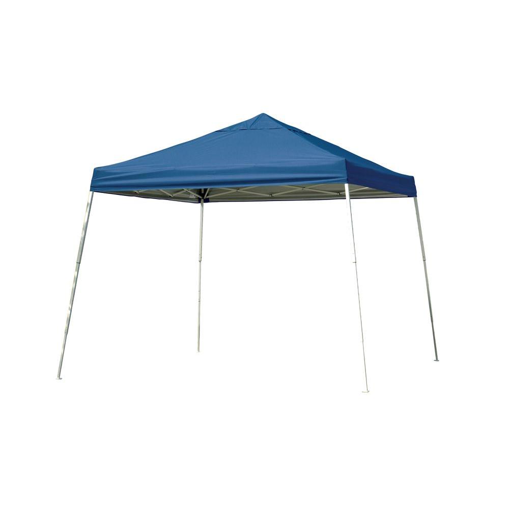 ShelterLogic Sports Series 12 ft. x 12 ft. Blue Slant Leg ...