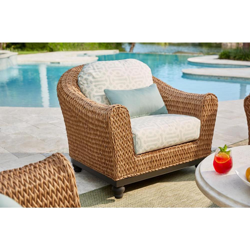 Home Decorators Collection Camden Light Brown Wicker Outdoor Lounge