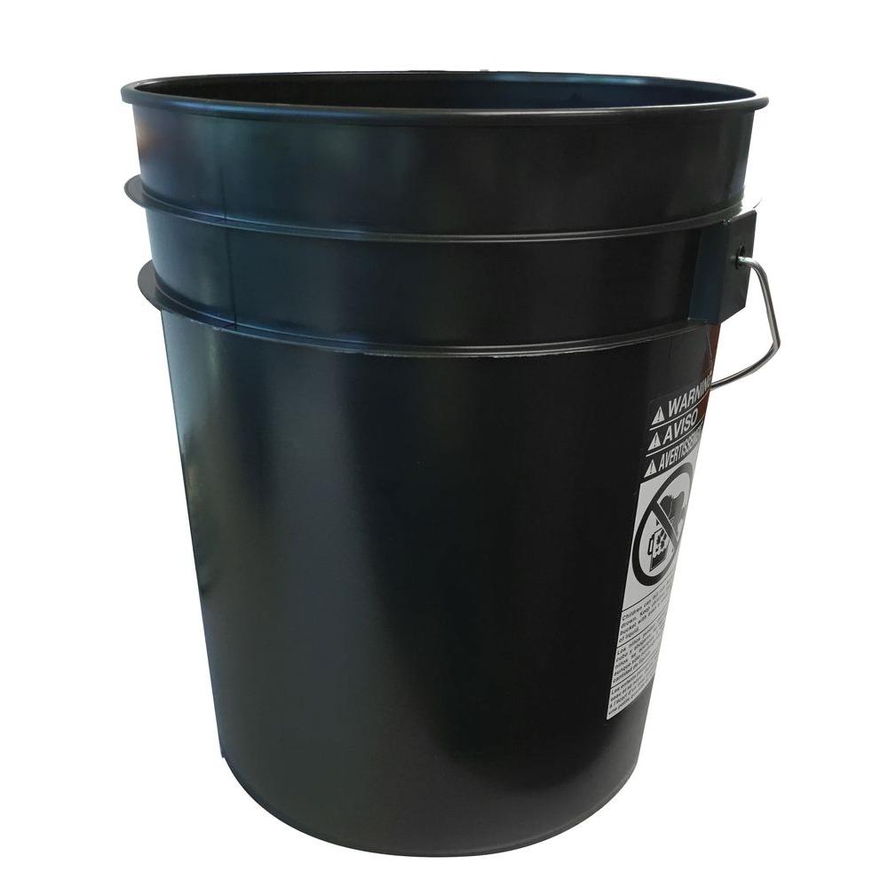 Gal Black Bucket Glblk The Home Depot