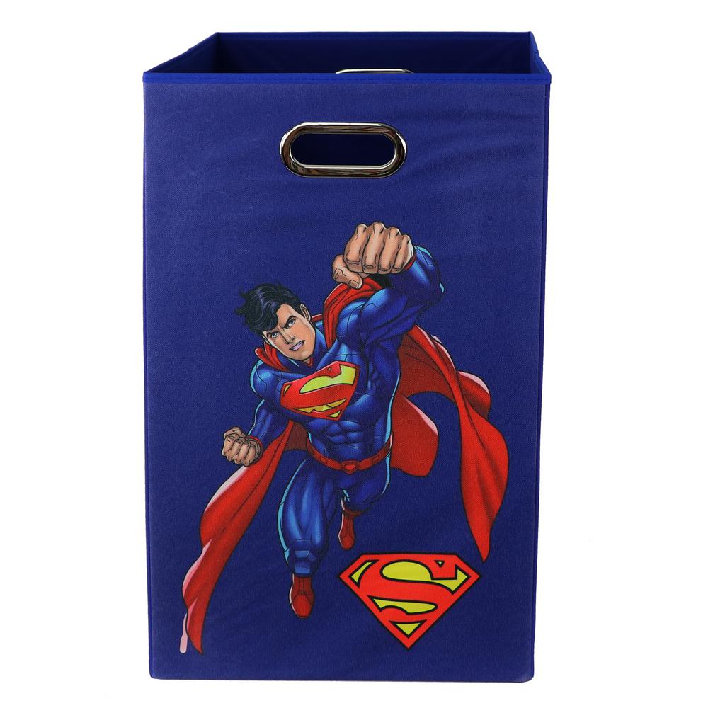 Modern Littles Superman Blue Folding Laundry Basket by Modern Littles