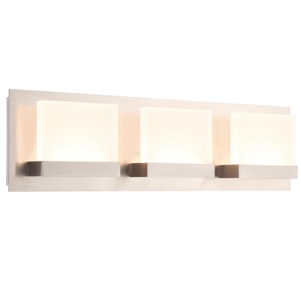 Home Decorators Collection Alberson 3 Light Brushed Nickel Led Vanity With Frosted Acrylic Shade 28024 Hbu The Depot - Home Decorators 3 Light Led Vanity Fixture Home Decorators Collection Alberson 3 Light Brushed Nickel Led Vanity With Frosted Acrylic Shade 28024 Hbu The Depot - Home Decorators 3 Light Led Vanity Fixture