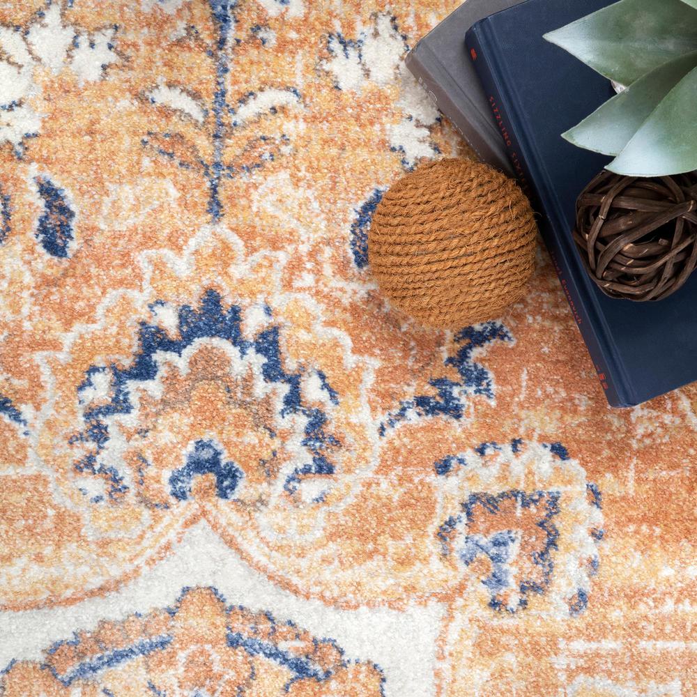 Nuloom Orion Oriental Orange 8 Ft X 10 Area Rug Rzab32a 8010