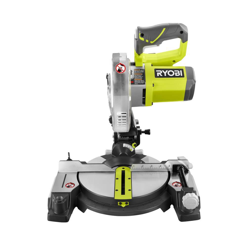 RYOBI 18Volt ONE+ 71/4 in. Cordless Miter Saw ToolOnly with Blade
