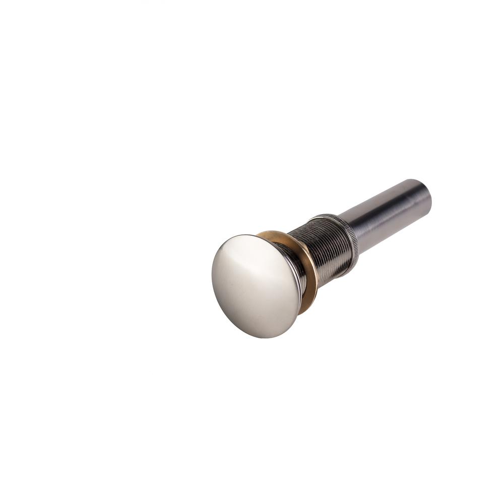 Brienza Bathroom Vessel Sink Umbrella Drain Without Overflow Brienza Bathroom Vessel Sink Umbrella Drain Without Overflow In Brushed Nickel