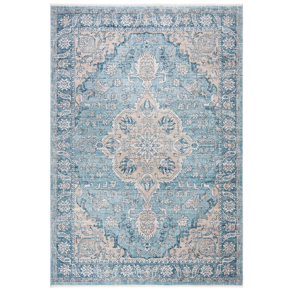 Safavieh Victoria Blue/Gray 9 ft. x 12 ft. Area RugVIC902N9 The