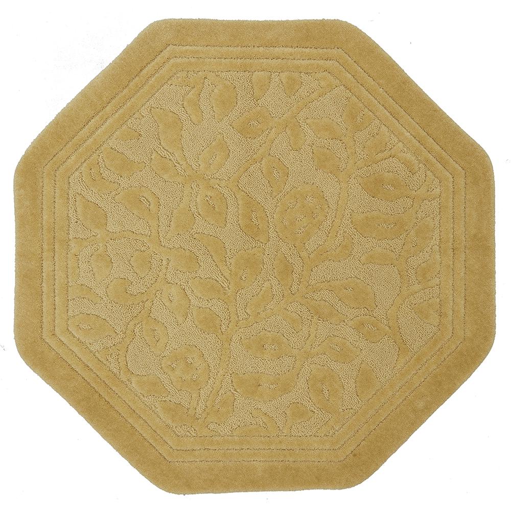 Mohawk Home Wellington 48 in. x 48 in. Nylon Bath Rug in Gold343643