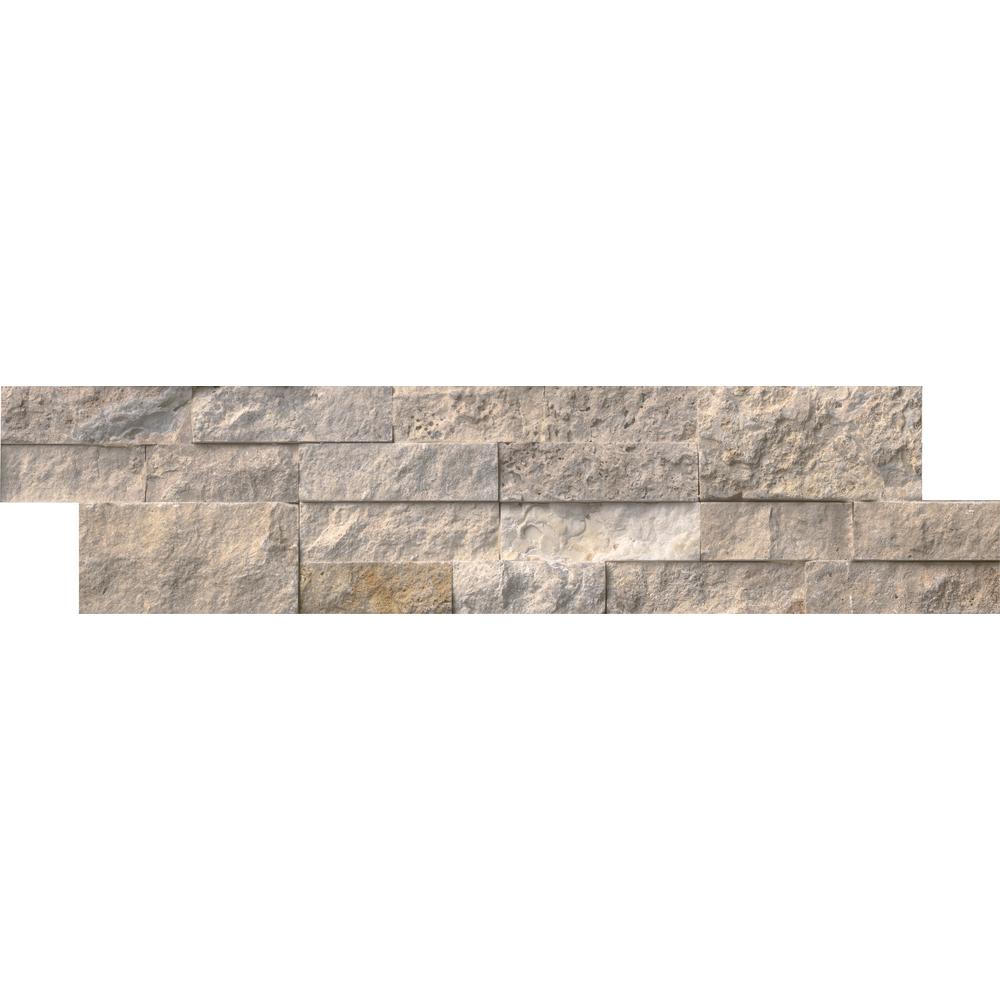 Msi Philadelphia Ledger Panel 6 In X 24 Natural Travertine Wall Philadelphia Ledger Panel 6 In X 24 Natural Travertine Wall Tile 10 Cases 60 Sq Ft Pallet