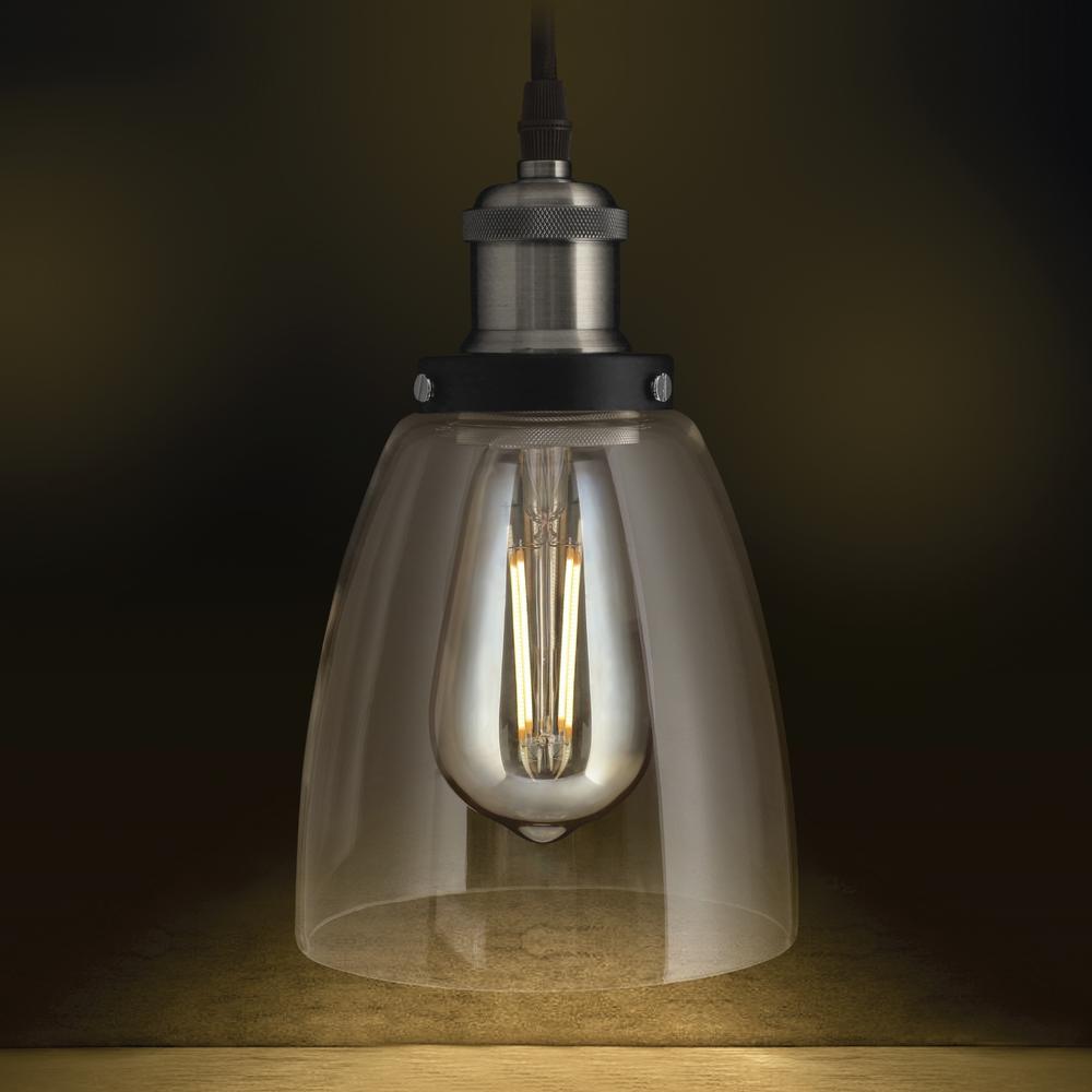 Lighting Feit Electric Dimmable Led Vintage Pendant Brushed Nickel Clear Glass Home Garden Leyendas Gob Pe - Feit Electric Pendant Light Lighting Feit Electric Dimmable Led Vintage Pendant Brushed Nickel Clear Glass Home Garden Leyendas Gob Pe - Feit Electric Pendant Light