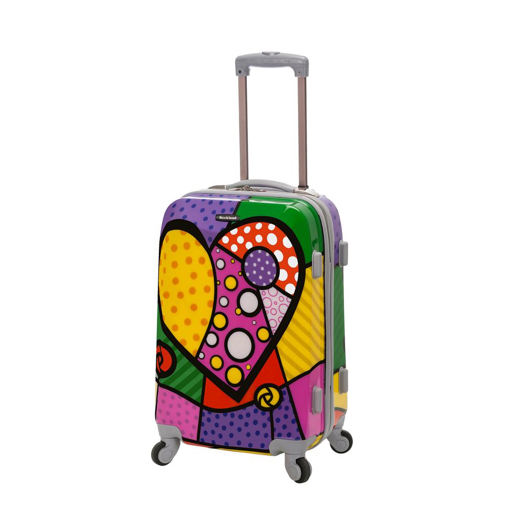 Rockland Vision 20 in. Heart Hardside Carry-On Suitcase was $160.0 now $56.0 (65.0% off)