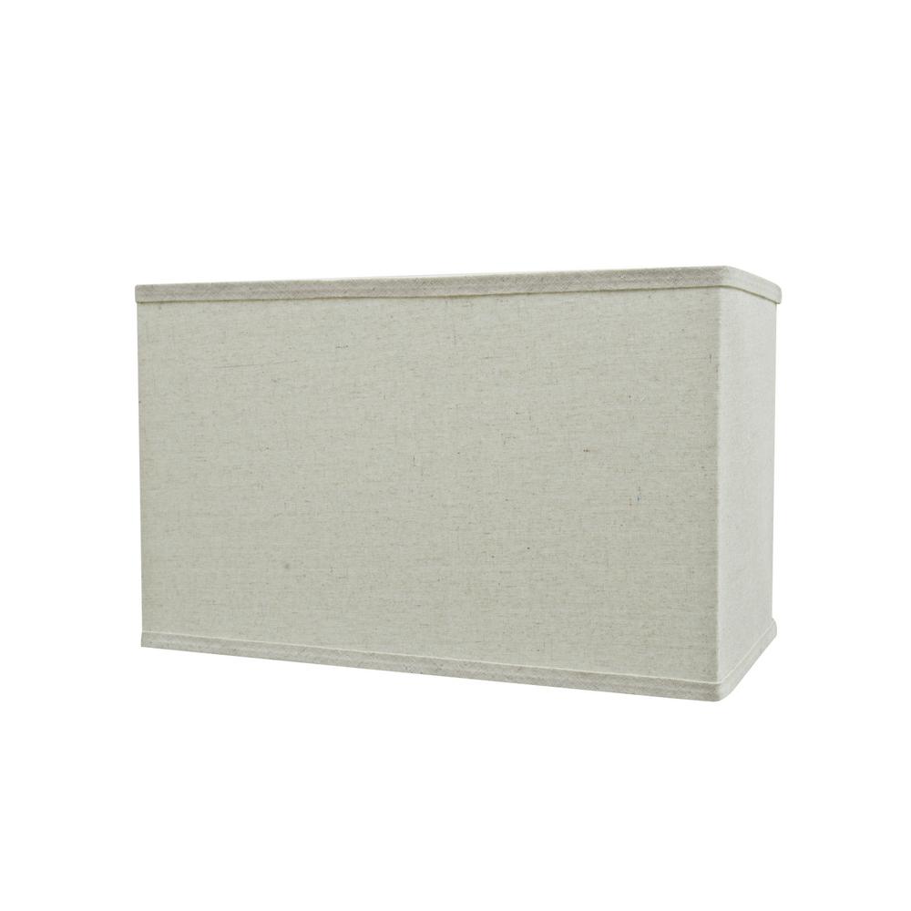 Rectangular Lamp Shades Lamps The Home Depot 16 In X 10 Light Grey Hardback Rectangular Lamp Shade