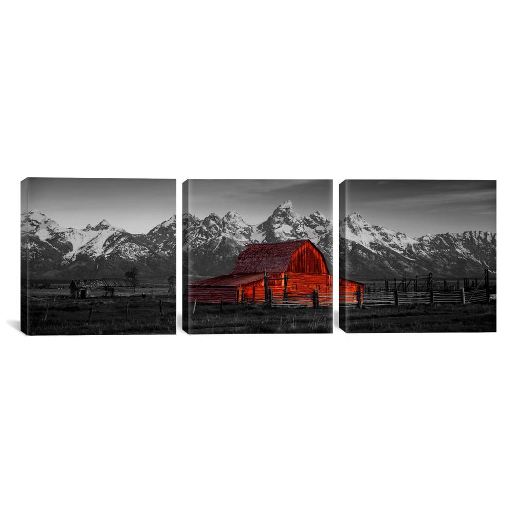 Icanvas Barn Grand Teton National Park Wy Usa Color Pop By