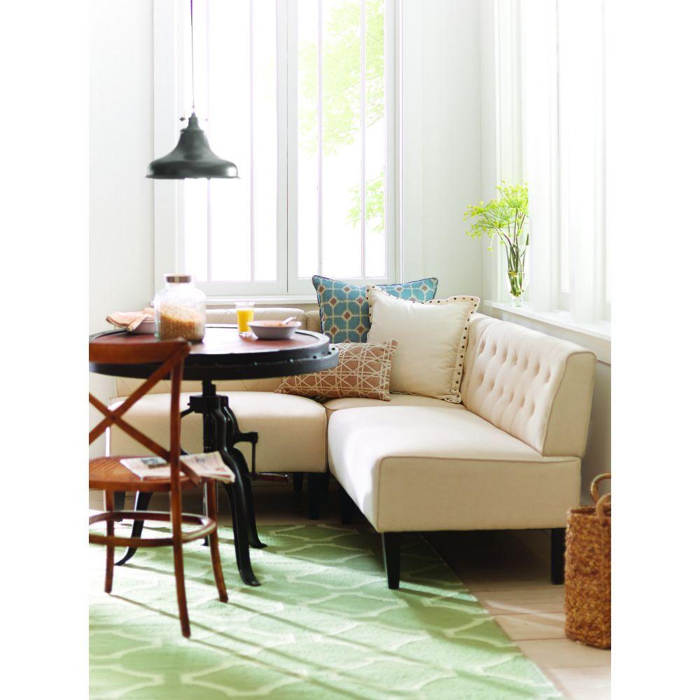 Home Decorators Collection Easton Beige Linen Breakfast Nook Gry 01 5 Home Decorators Collection Easton Beige Linen Breakfast Nook