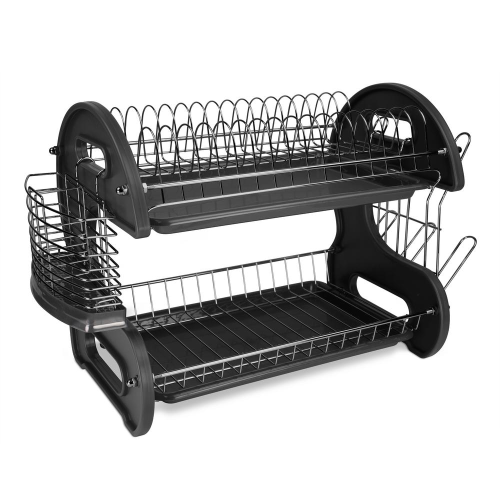 Featured image of post Black Dish Drying Rack With Tray