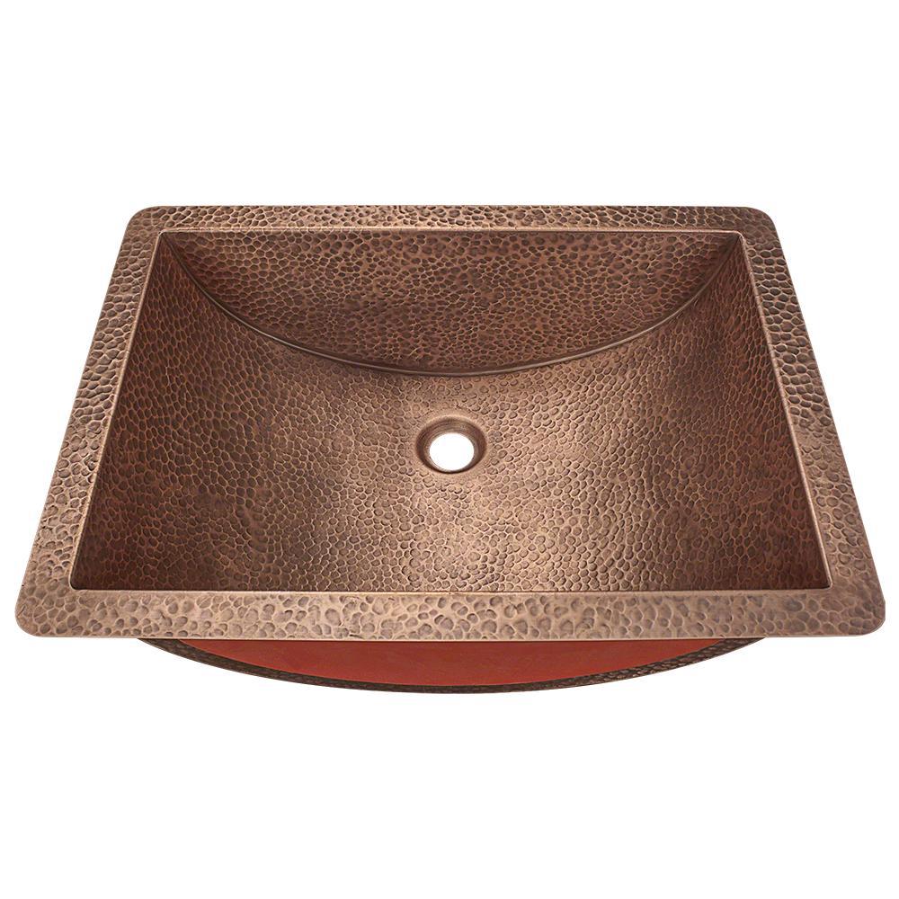 MR Direct Undermount Bathroom Sink in Copper926 The