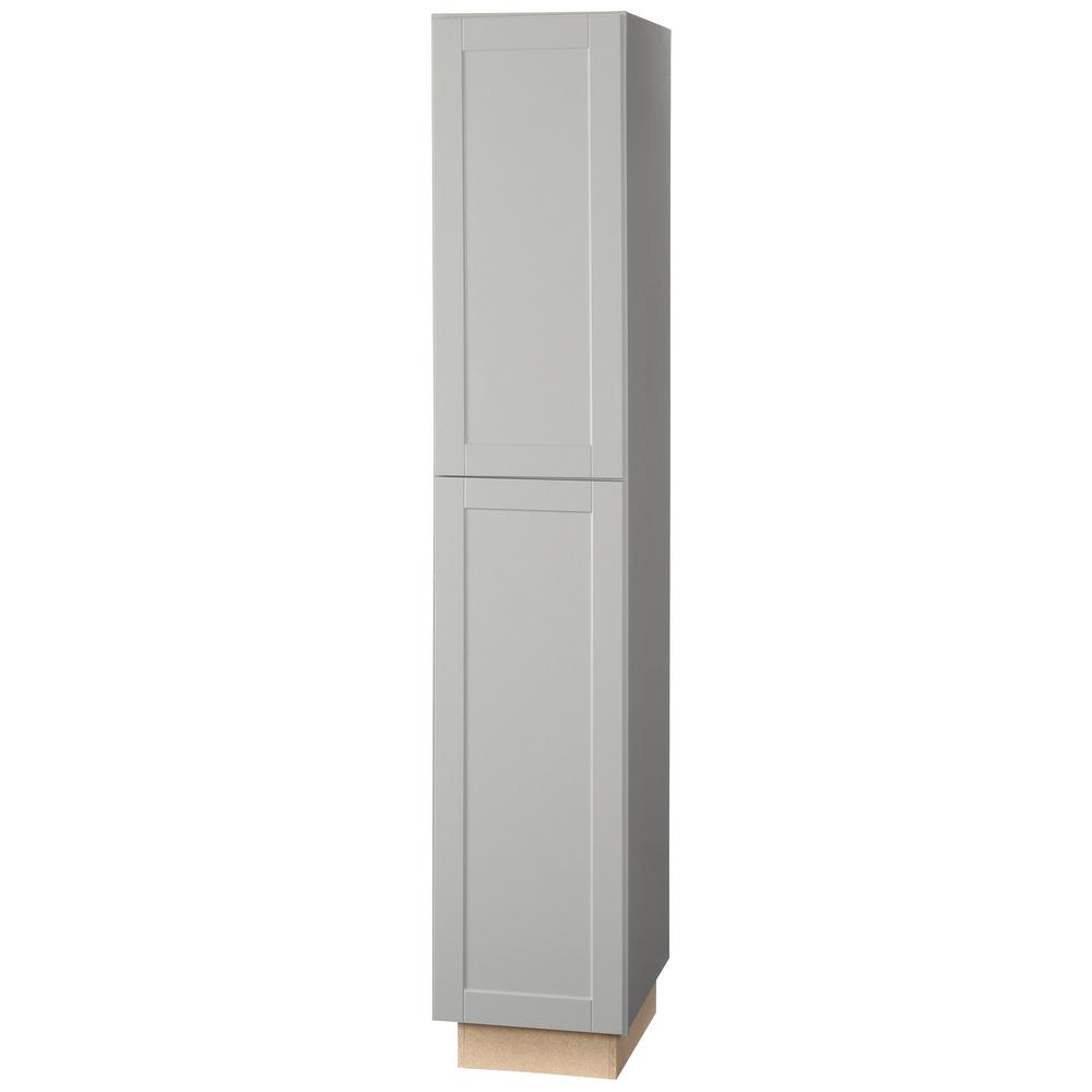 Hampton Bay Shaker Assembled 18x96x24 In Pantry Kitchen Cabinet