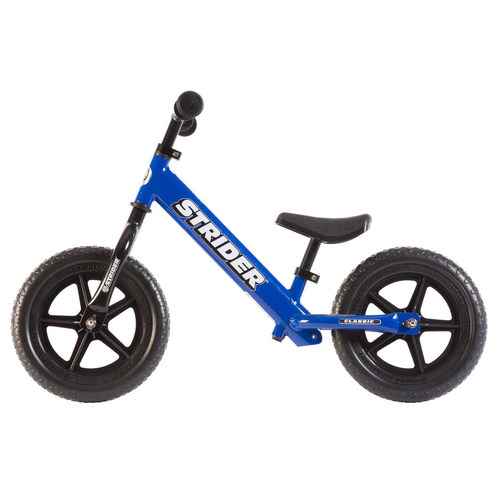 blue toddler bike