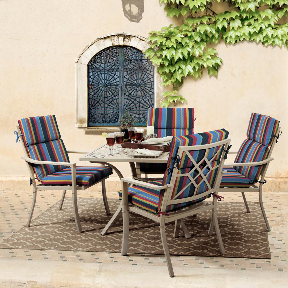 Arden Selections Driweave Tuscan Stripe Outdoor High Back Dining - Tuscany Patio Furniture Replacement Cushions Arden Selections Driweave Tuscan Stripe Outdoor High Back Dining - Tuscany Patio Furniture Replacement Cushions