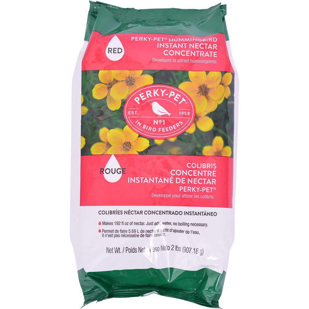 Perky Pet 32 Oz Red Instant Nectar Hummingbird Concentrate 244sfb
