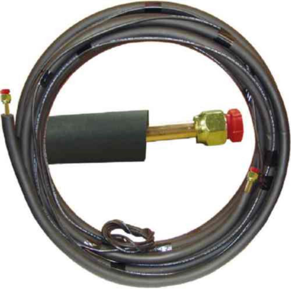 Bosch 1/4 in. x 1/2 in. x 15 ft. Universal Piping Assembly for Ductless Mini-Split, Black