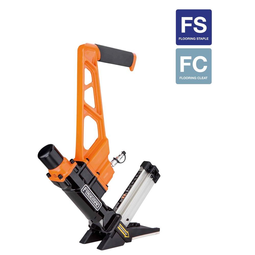 Freeman 3 In 1 Pneumatic Flooring Nailer And Stapler With Quick Release