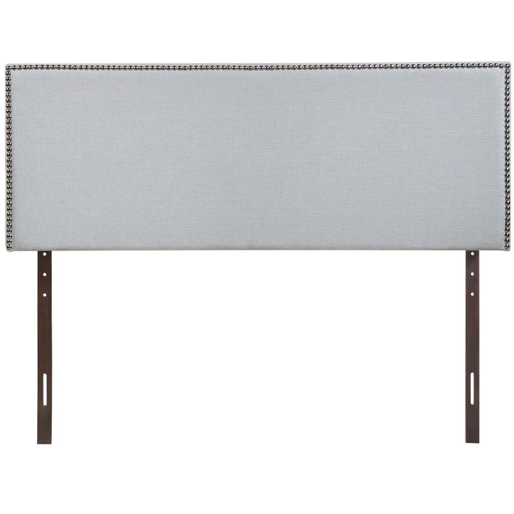 Modway Region Sky Gray Full Nailhead Upholstered Headboard Mod 5217 Modway Region Sky Gray Full Nailhead Upholstered Headboard