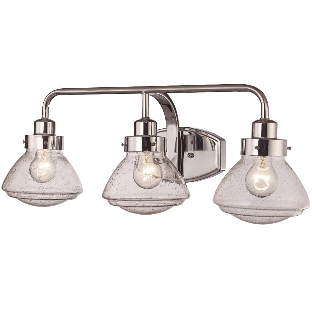 Bel Air Lighting 33.75 in. 4Light Polished Chrome Vanity Light with