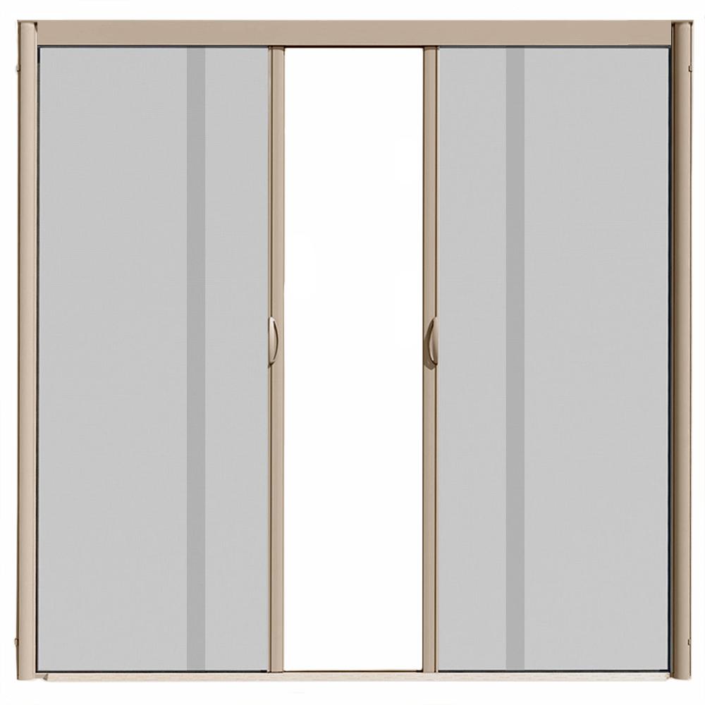 Screen Door Home Depot odl 72 in. x 80 in. brisa sandstone standard height double door Screen Door Home Depot odl 72 in. x 80 in. brisa sandstone standard height double door