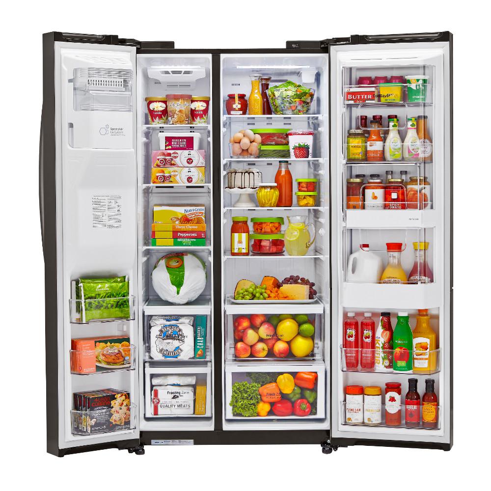 Lg Electronics 21 7 Cu Ft Side By Side Smart Refrigerator With