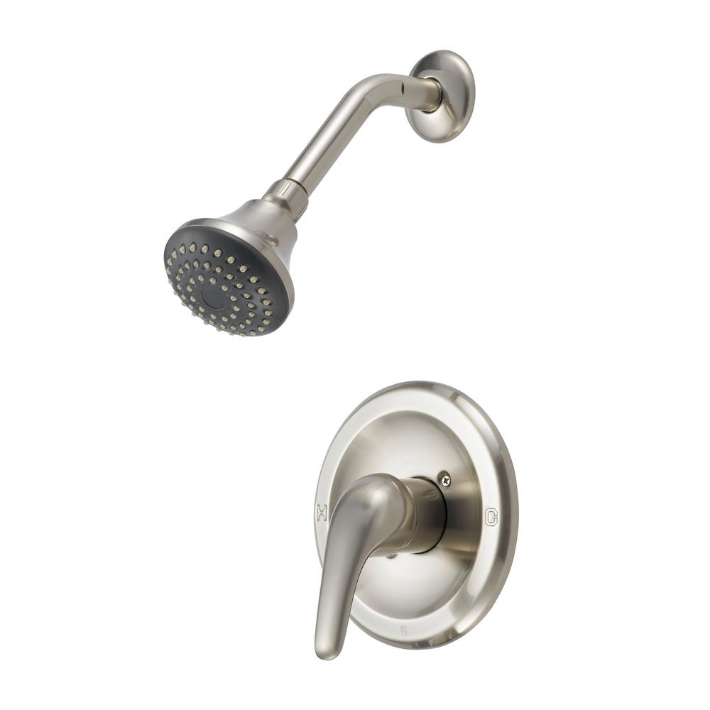 Bk Products Single Handle 1 Spray Pressure Balanced Shower Faucet