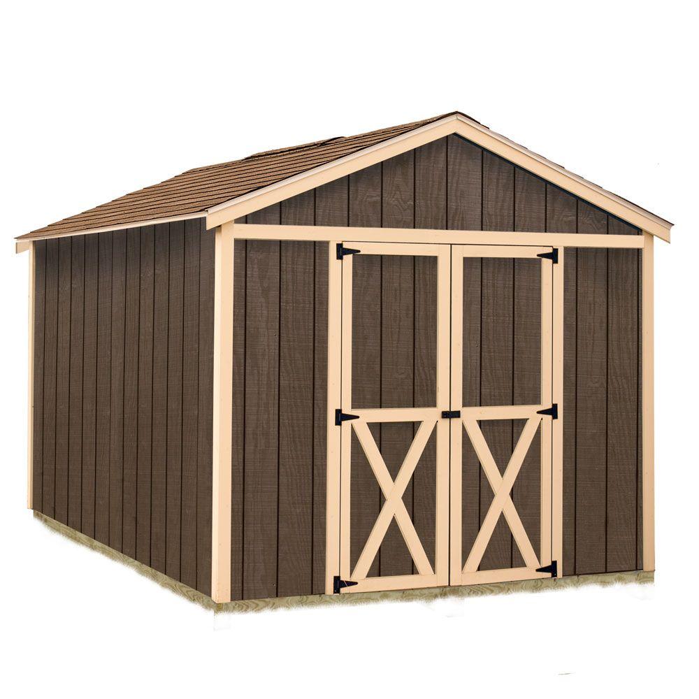 Lakewood 12 Ft X 24 Ft Wood Storage Shed Kit Without Floor