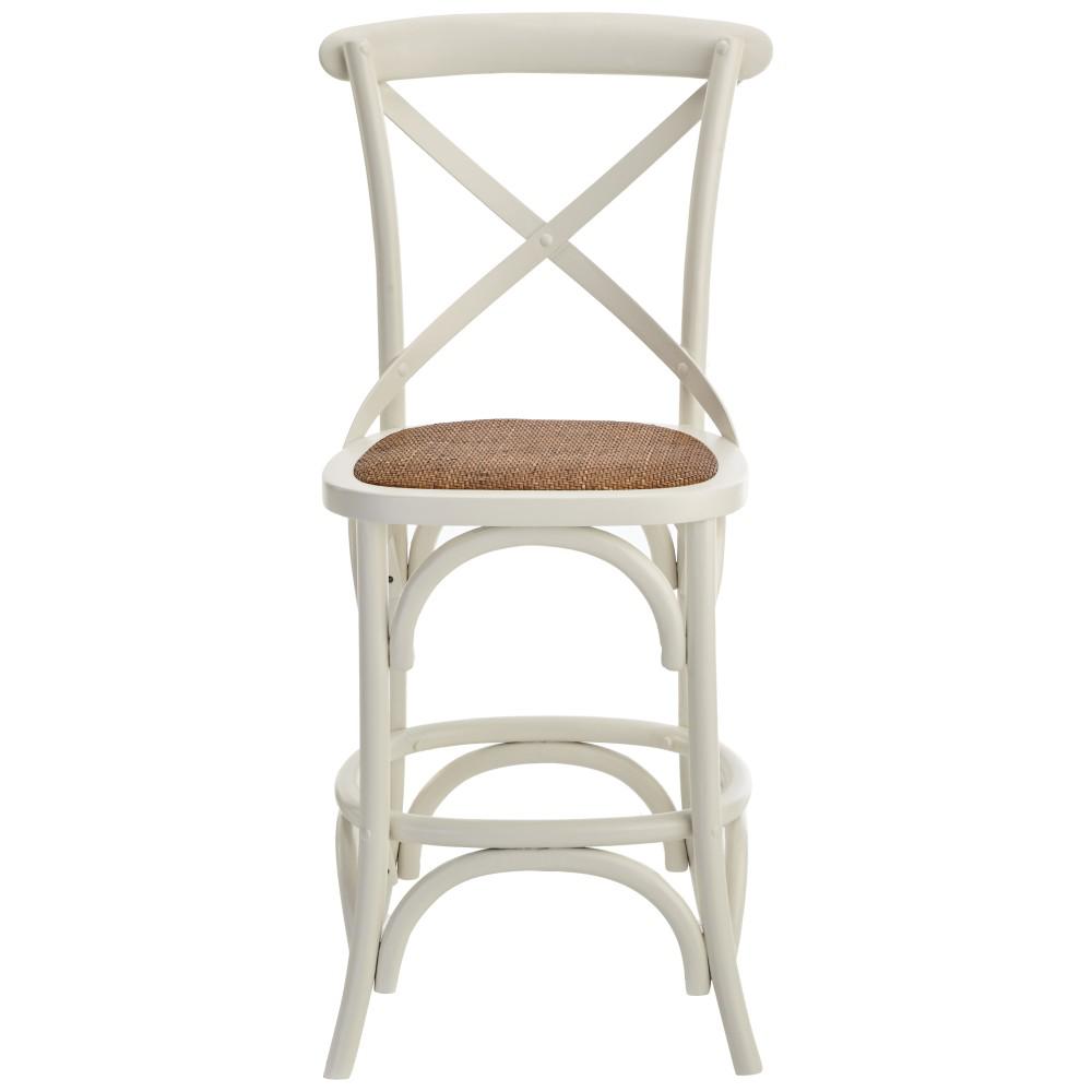 Home Decorators Collection Hyde Cafe 24 in. Ivory Counter Stool with