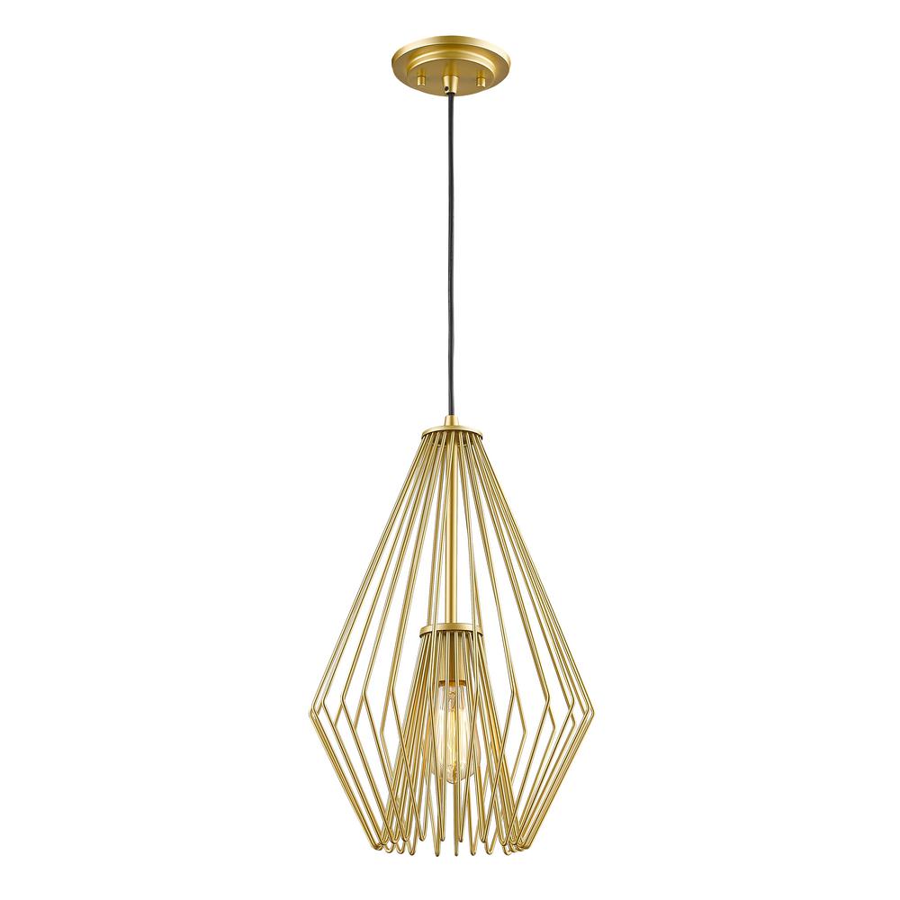 mid century gold ceiling light