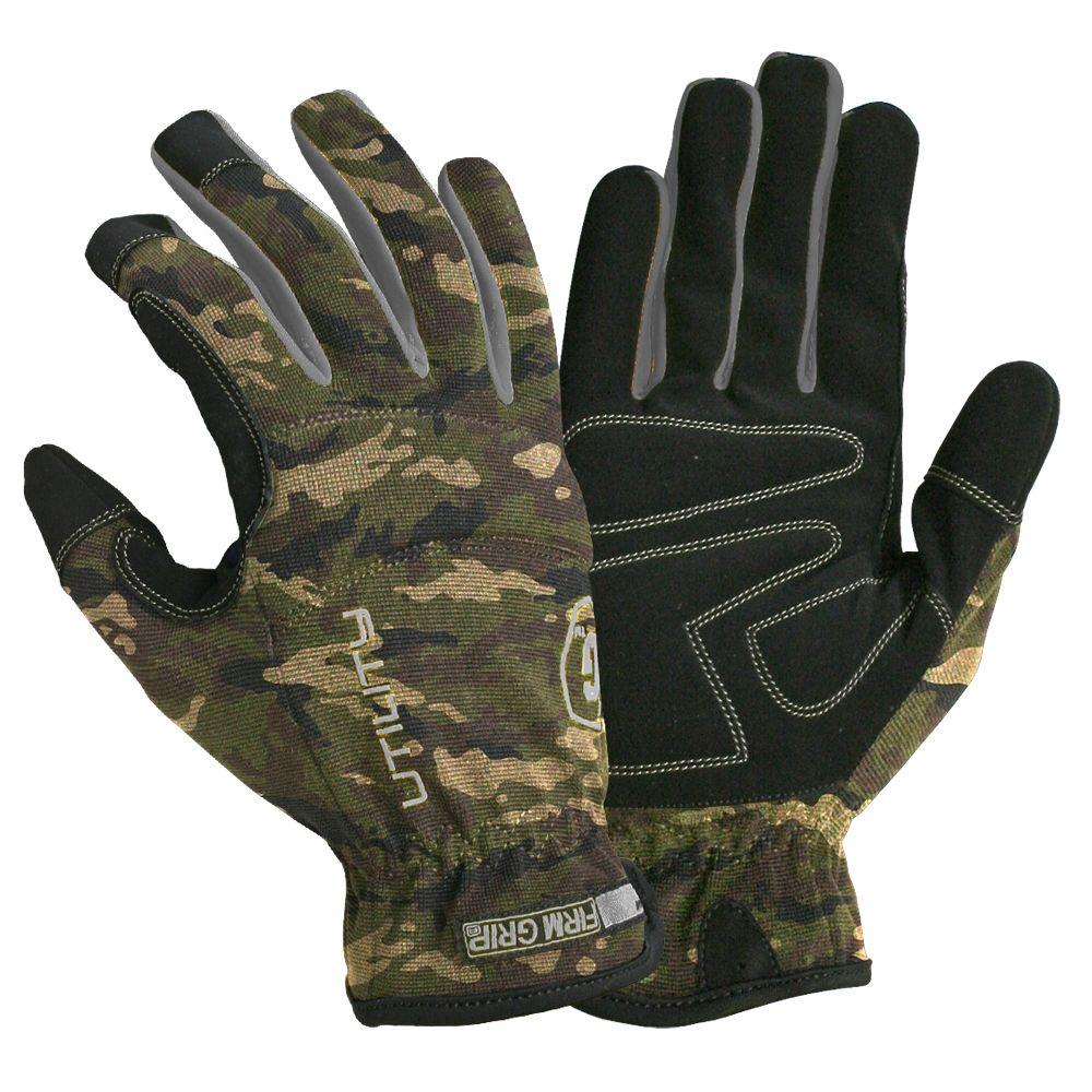 camo work gloves