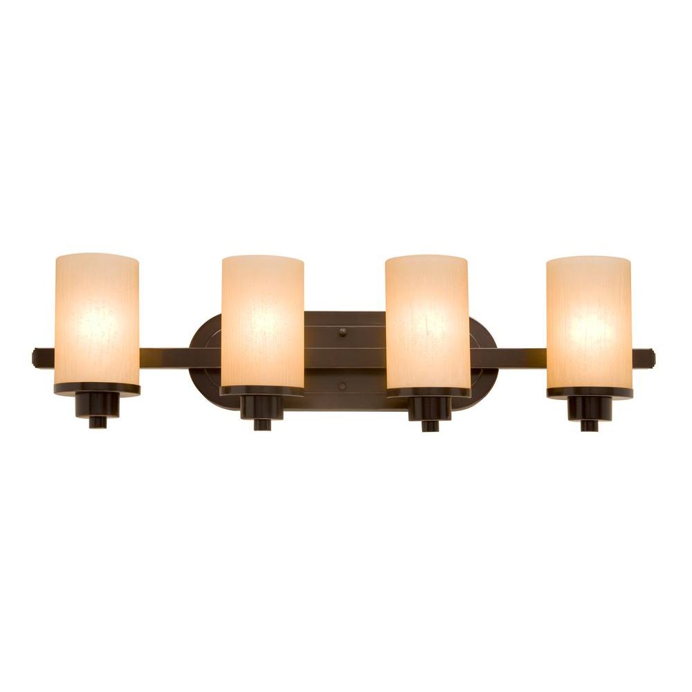 Filament Design Archieroy 4Light Oil Rubbed Bronze Bath Vanity Light