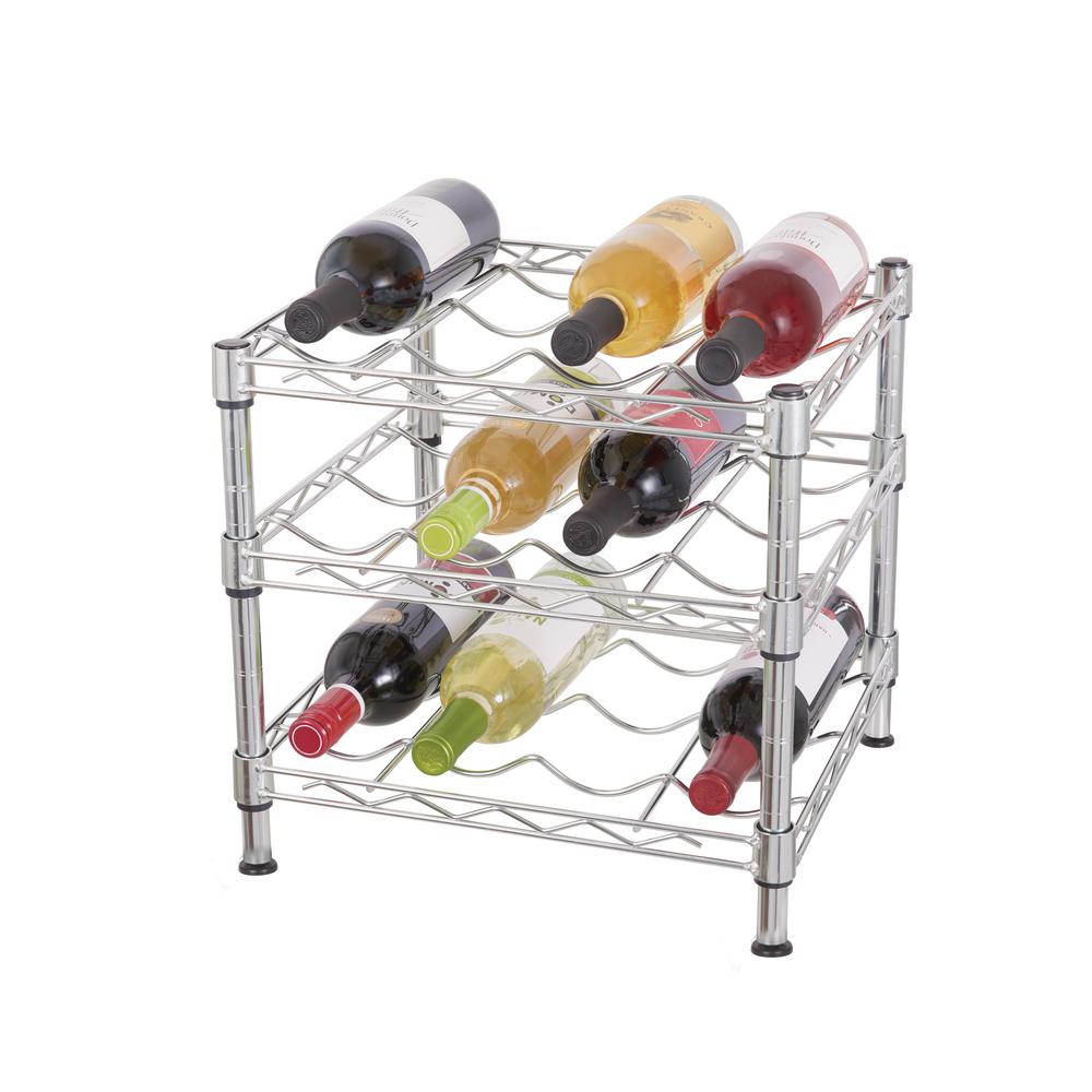 3 tier wine rack