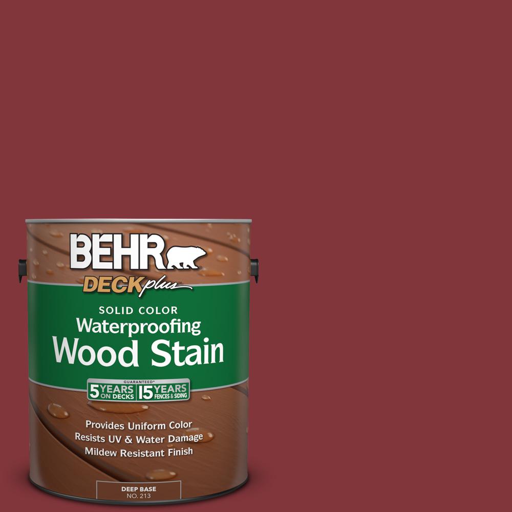 Behr Deckplus 1 Gal S H 170 Red Brick Solid Color Waterproofing More Like This